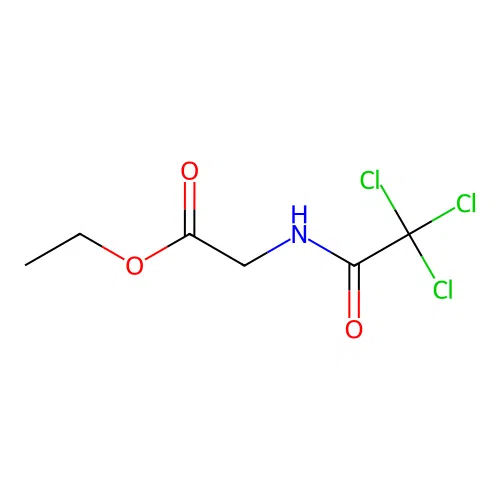 Ethyl 2-[(2,2,2-trichloroacetyl)amino]acetate structure