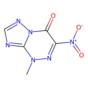 [1,2,4]Triazolo[5,1-c][1,2,4]triazin-4(1H)-one, 1-methyl-3-nitro- structure