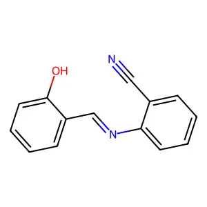 2-[(2-Hydroxy-benzylidene)-amino]-benzonitrile structure