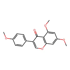 4',5,7-Trimethoxyisoflavone structure