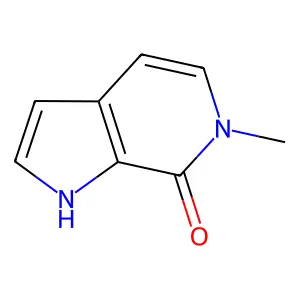 6-methyl-1,6-dihydro-7H-pyrrolo[2,3-c]pyridin-7-one structure