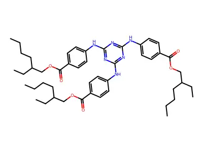 Ethylhexyl triazone structure