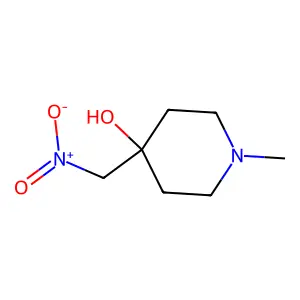 1-Methyl-4-(nitromethyl)piperidin-4-ol structure