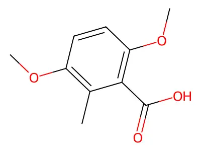 3,6-Dimethoxy-2-methylbenzoic acid structure