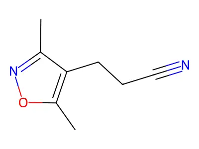 3-(3,5-Dimethyl-1,2-oxazol-4-yl)propanenitrile structure