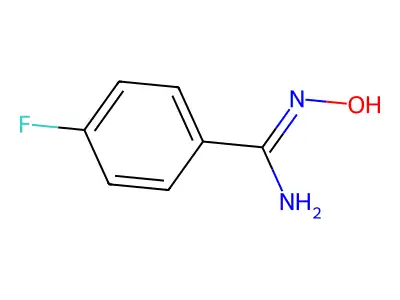 4-fluoro-N'-hydroxy-benzamidine structure