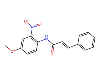 N-(4-Methoxy-2-nitrophenyl)cinnamamide structure