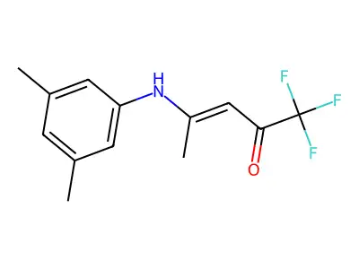 4-(3,5-Dimethylanilino)-1,1,1-trifluoropent-3-en-2-one structure