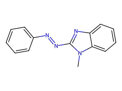 (1-Methylbenzimidazol-2-yl)-phenyldiazene structure
