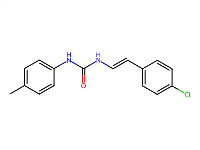 1-[2-(4-Chlorophenyl)ethenyl]-3-(4-methylphenyl)urea structure