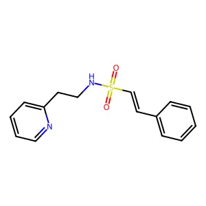 (E)-2-phenyl-N-(2-pyridin-2-ylethyl)ethenesulfonamide structure