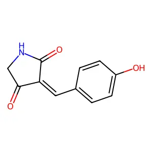 3-(4-Hydroxybenzylidene)-2,4-pyrrolidinedione structure