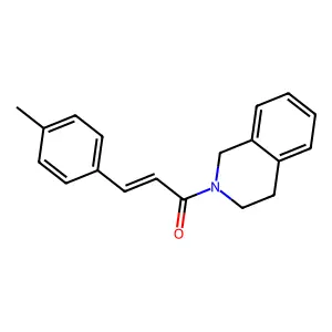 2-[3-(4-Methylphenyl)acryloyl]-1,2,3,4-tetrahydroisoquinoline structure