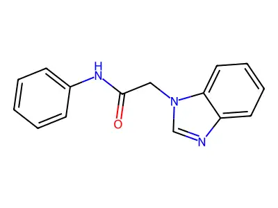 2-(1H-1,3-benzodiazol-1-yl)-N-phenylacetamide structure