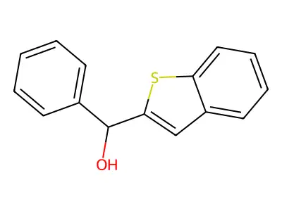 Benzo[b]thiophen-2-yl(phenyl)methanol structure