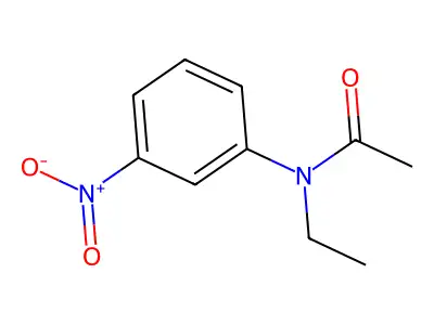 N-Ethyl-3'-nitroacetanilide structure