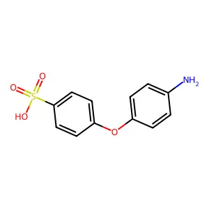 Benzenesulfonic acid, 4-(4-aminophenoxy)- structure