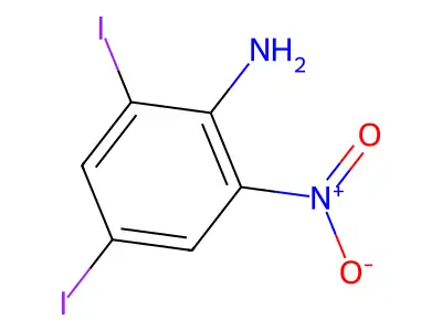 2,4-Diiodo-6-nitroaniline structure
