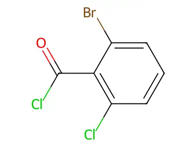 2-Bromo-6-chlorobenzoyl chloride structure