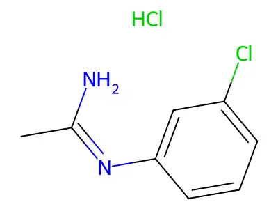 N-(3-Chloro-phenyl)-acetamidine hydrochloride structure