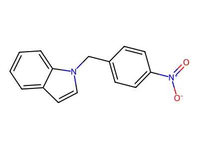 1-(4-Nitrobenzyl)indole structure