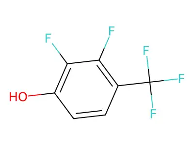 2,3-Difluoro-4-(trifluoromethyl)phenol structure