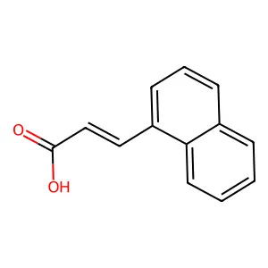 3-(1-Naphthyl)acrylic acid structure