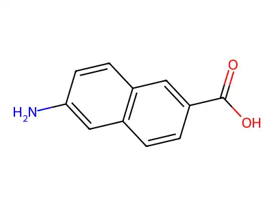 6-Aminonaphthalene-2-carboxylic acid structure