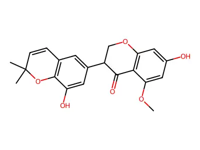 Glycyrrhisoflavanone structure