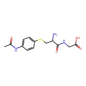 Acetaminophen cysteinylglycine structure