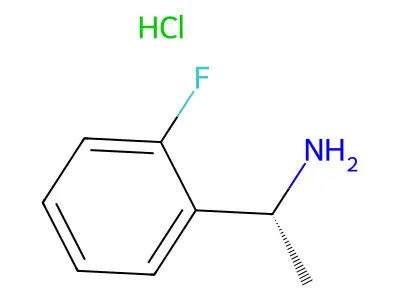 (1R)-1-(2-Fluorophenyl)ethan-1-amine structure