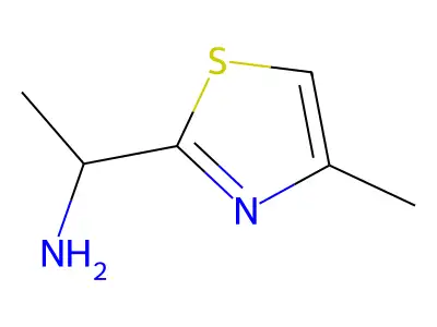 1-(4-Methyl-1,3-thiazol-2-yl)ethan-1-amine structure