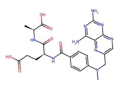 Methotrexate-alpha-alanine structure