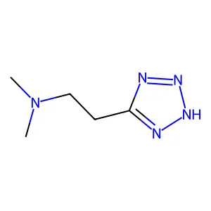 N,N-dimethyl-2-(2H-tetrazol-5-yl)ethanamine structure