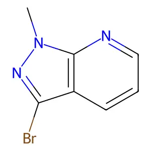 3-bromo-1-methyl-1H-pyrazolo[3,4-b]pyridine structure