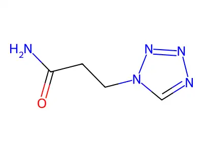 3-(Tetrazol-1-yl)propanamide structure