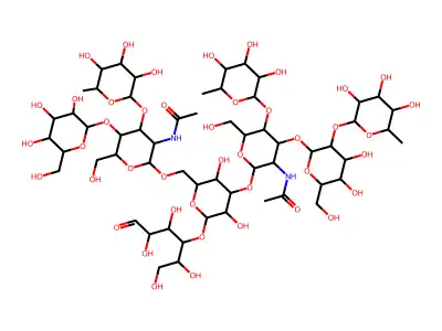 Trifucosyllacto-N-hexaose structure