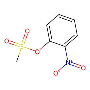 2-Nitrophenyl methanesulfonate structure