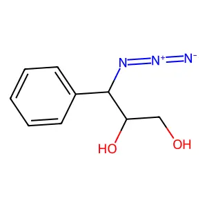 (S,S)-3-Azido-3-phenyl-1,2-propanediol structure