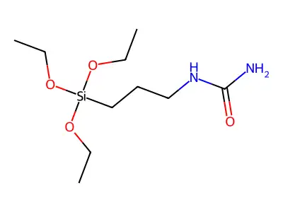 3-[Diethoxy(methoxy)silyl]propylurea structure