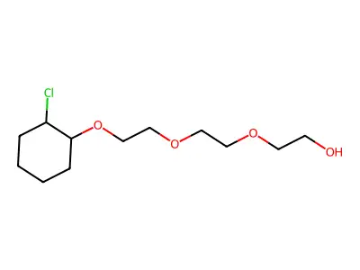 2-[2-[2-(2-Chlorocyclohexyl)oxyethoxy]ethoxy]ethanol structure