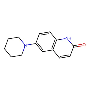 2(1H)-Quinolinone, 6-(1-piperidinyl)- structure
