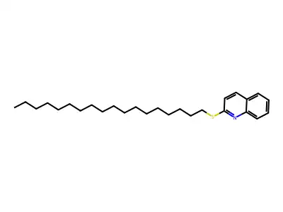 2-(Octadecylthio)quinoline structure