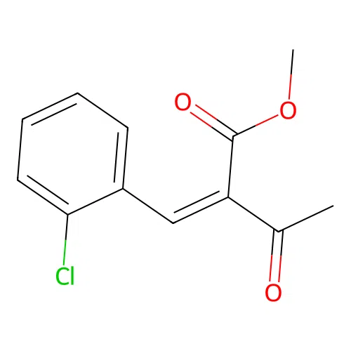 2-Acetyl-3-(2-chlorophenyl)acrylic acid methyl ester structure