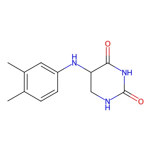 5-(3,4-Dimethylanilino)-1,3-diazinane-2,4-dione structure
