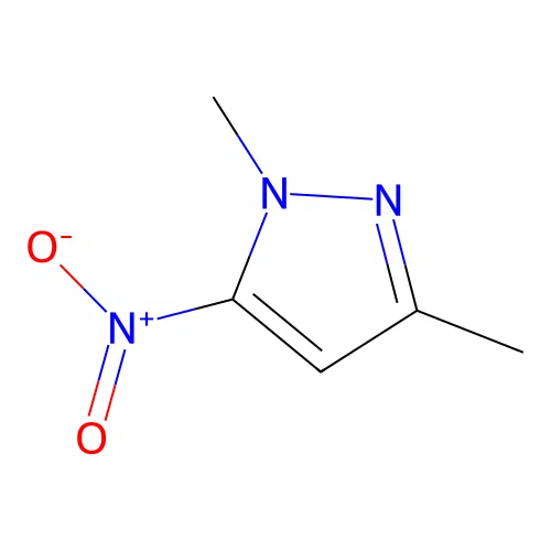 1,3-dimethyl-5-nitro-1H-pyrazole structure