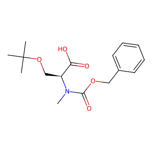 Z-L-MeSer(tBu)-OH structure