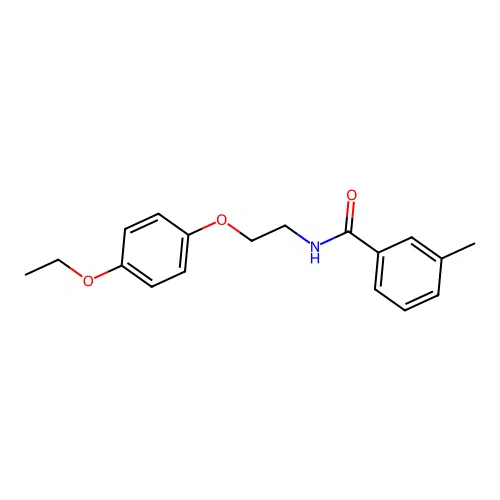 N-[2-(4-ethoxyphenoxy)ethyl]-3-methylbenzamide structure