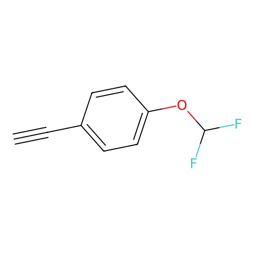 1-(Difluoromethoxy)-4-ethynylbenzene structure