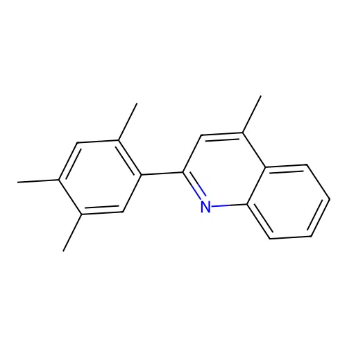 4-Methyl-2-(2,4,5-trimethylphenyl)quinoline structure